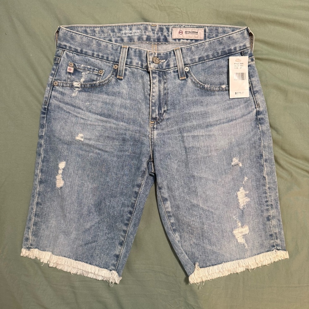AG Adriano Goldschmied "The Nikki" Relaxed Skinny Shorts